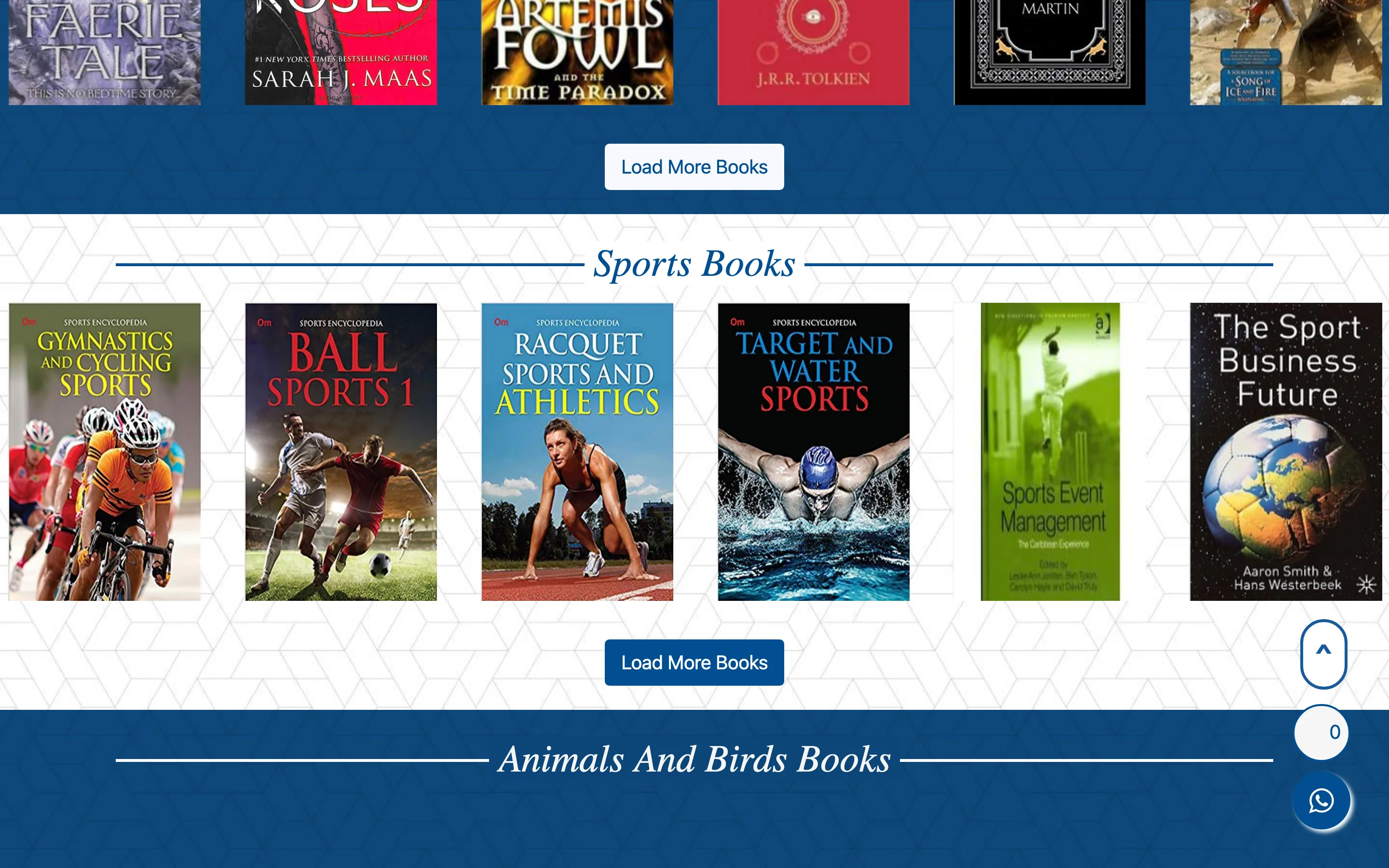 Bookstore — Catalogue by category