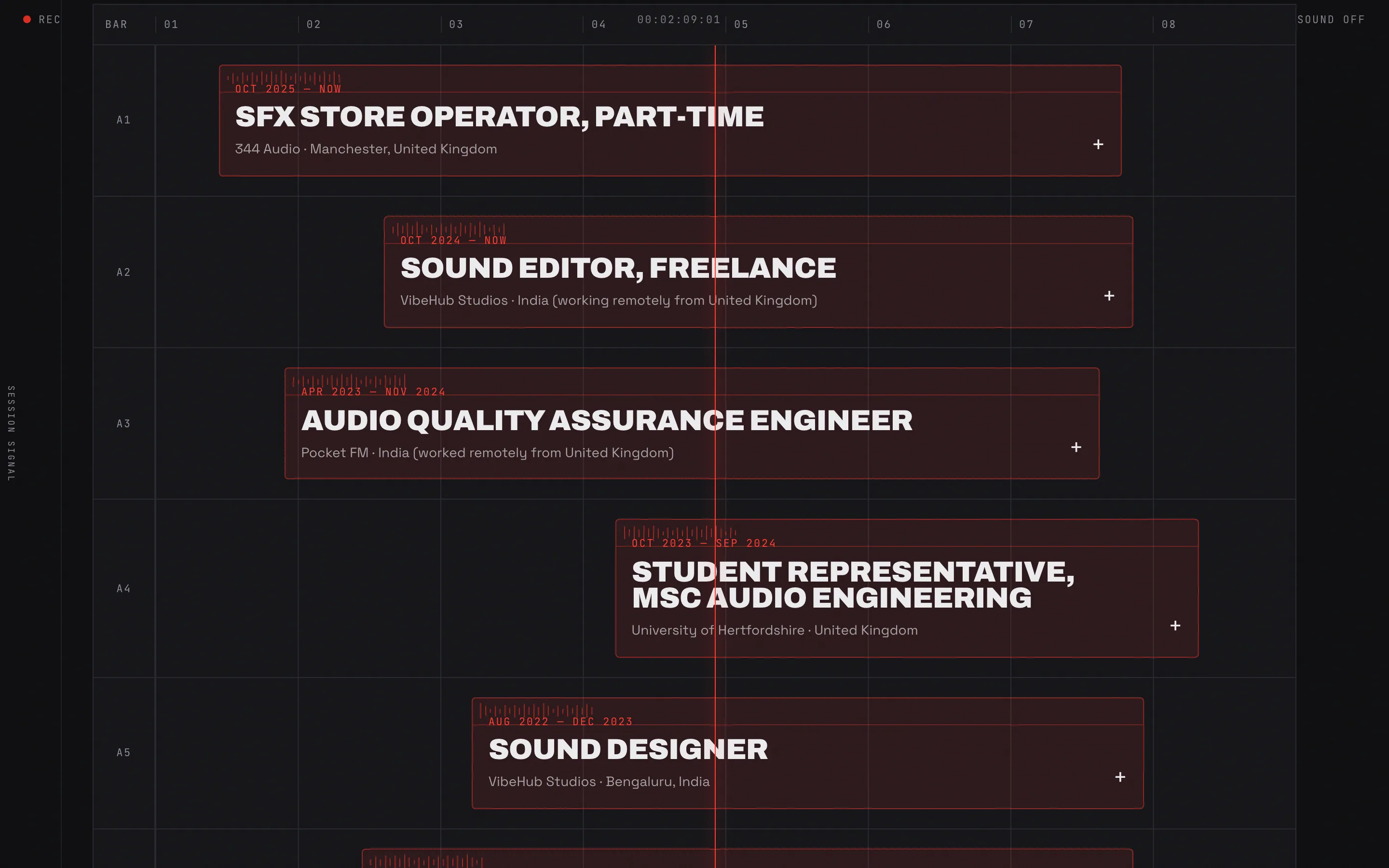 Preetham JP — Experience