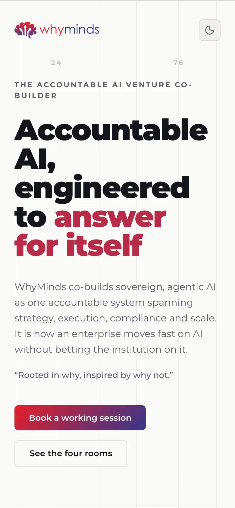WhyMinds AI on mobile